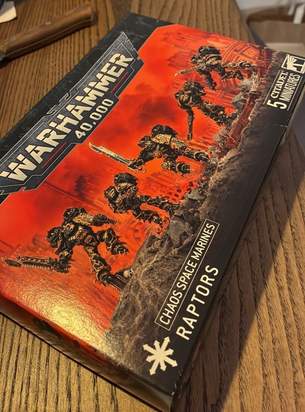 Warhammer 40K journey reawakened - part 1